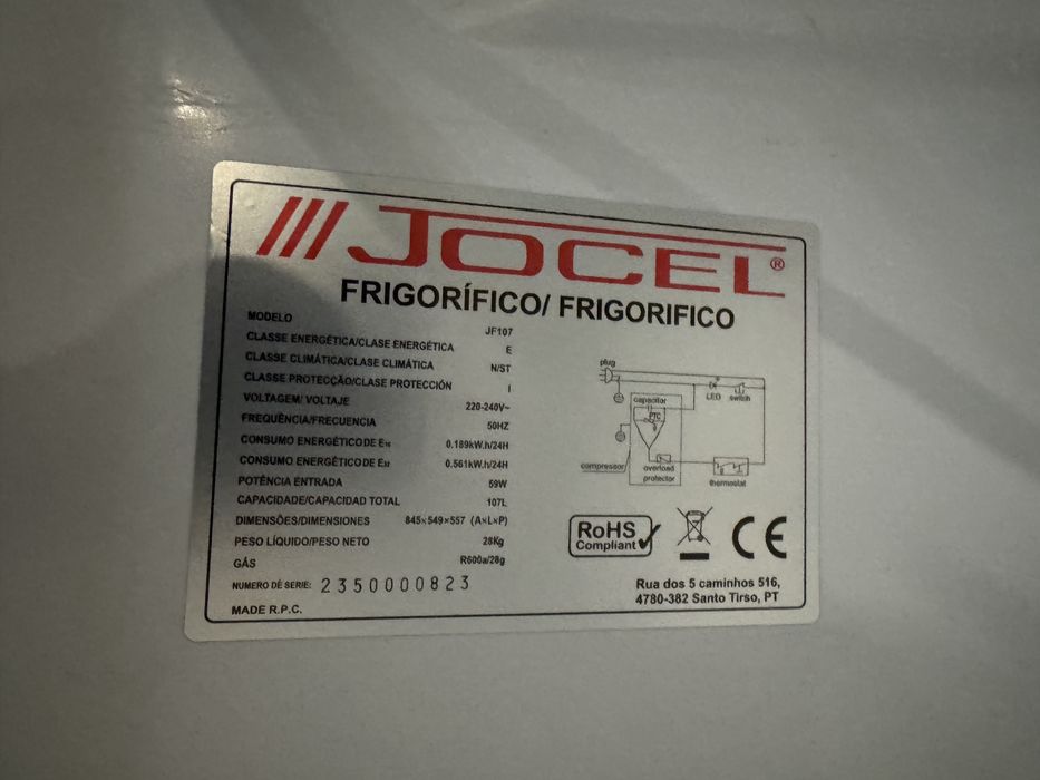 Frigorifico Jocel JF107