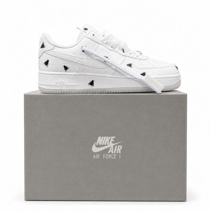 Кроссовки женские Nike Air Force 1 Low Houseflies Найк Аир Форс Муха Size 36 Знижка