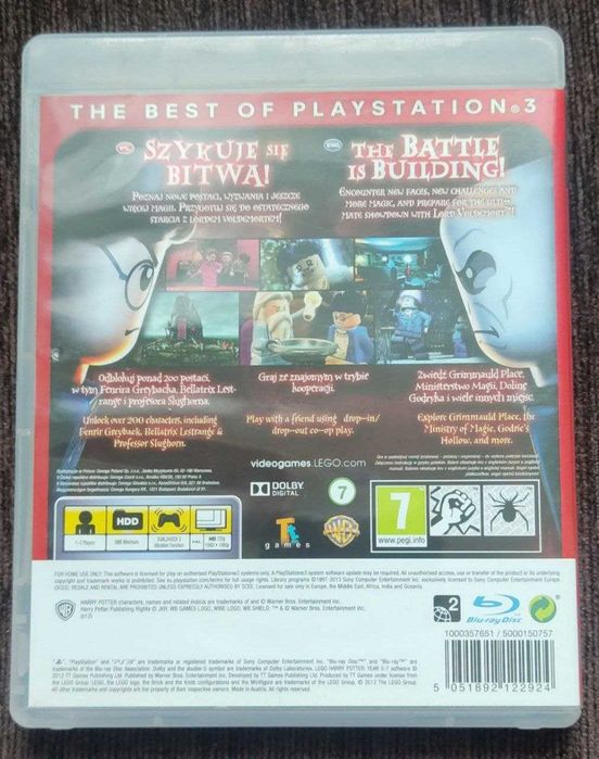 Lego Marvel avengers i lego harry potter  gra ps3 Playstation 3
