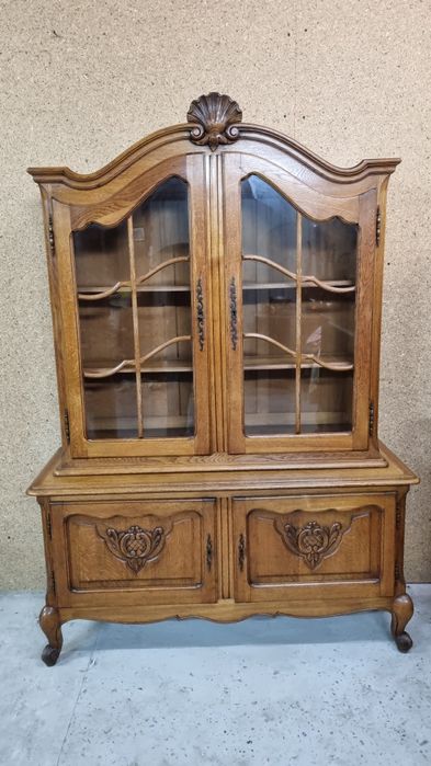 Komoda i witrynka ludwikowska zestaw ludwik