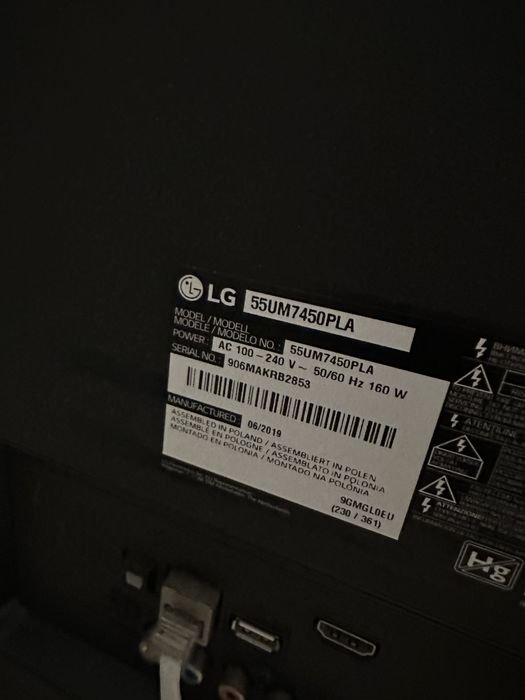 Lg телевізор 55 дюймів 4K