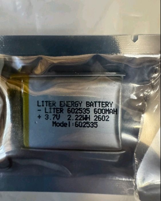 Аккумулятор Liter Energy Li-Pol 602535 3.7V 600 мА·ч