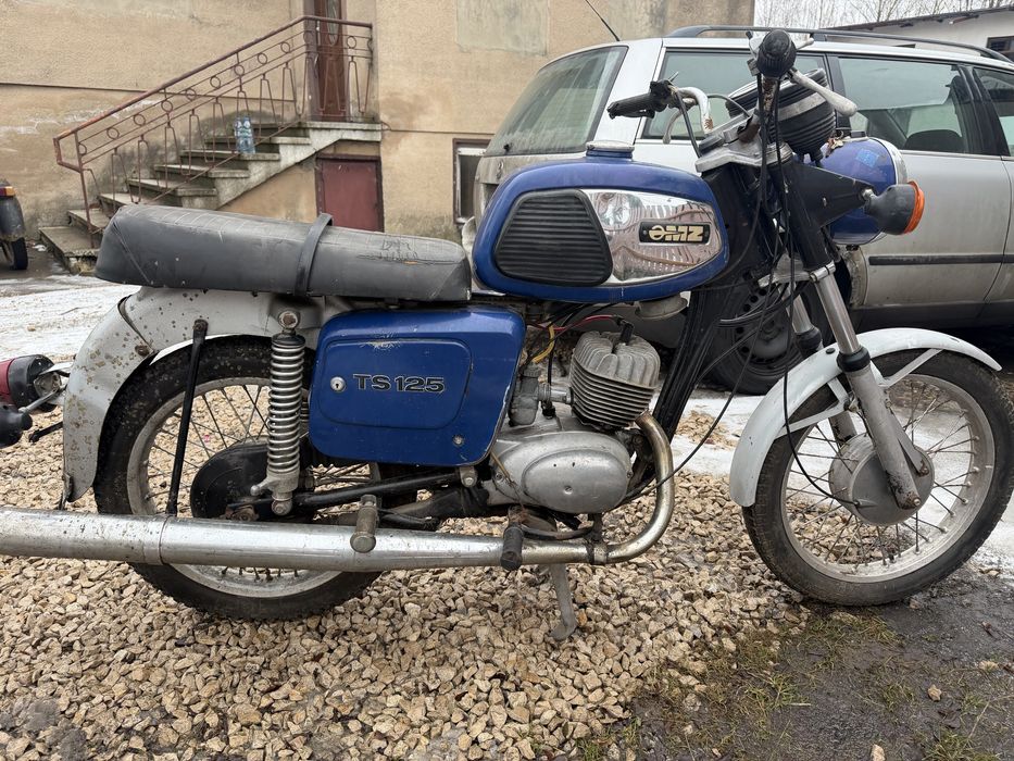MZ  TS 125 oryginal niebieska