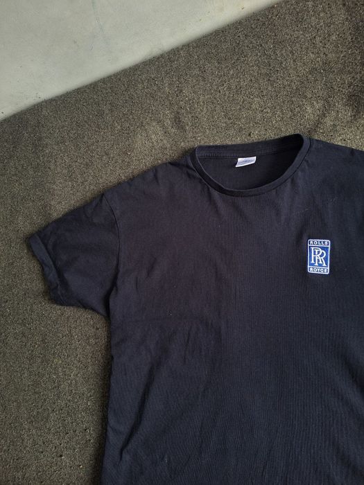 Синя чоловіча футболка Rolls Royce L