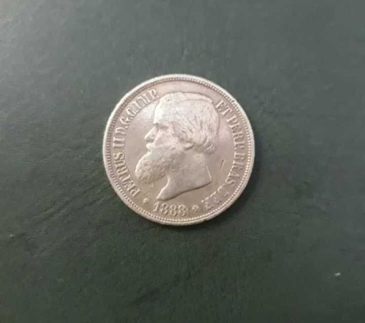 Moeda 1000 Reis PRATA - 1888