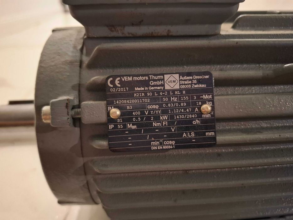Silnik vem 2kw jak nowy
