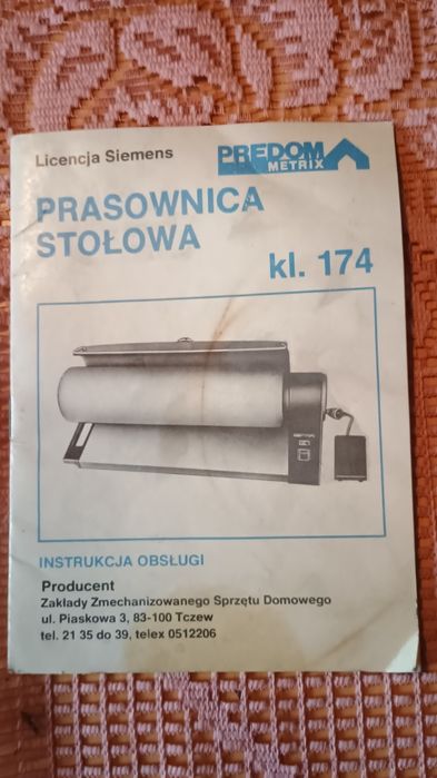 Magiel prasownica stołowa Predom Metrix