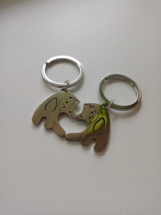 Парні брелоки для закоханих чи друзів Котики