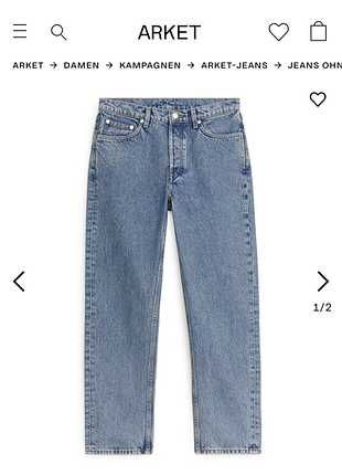 Плотные котоновые джинсы ARKET размер 29