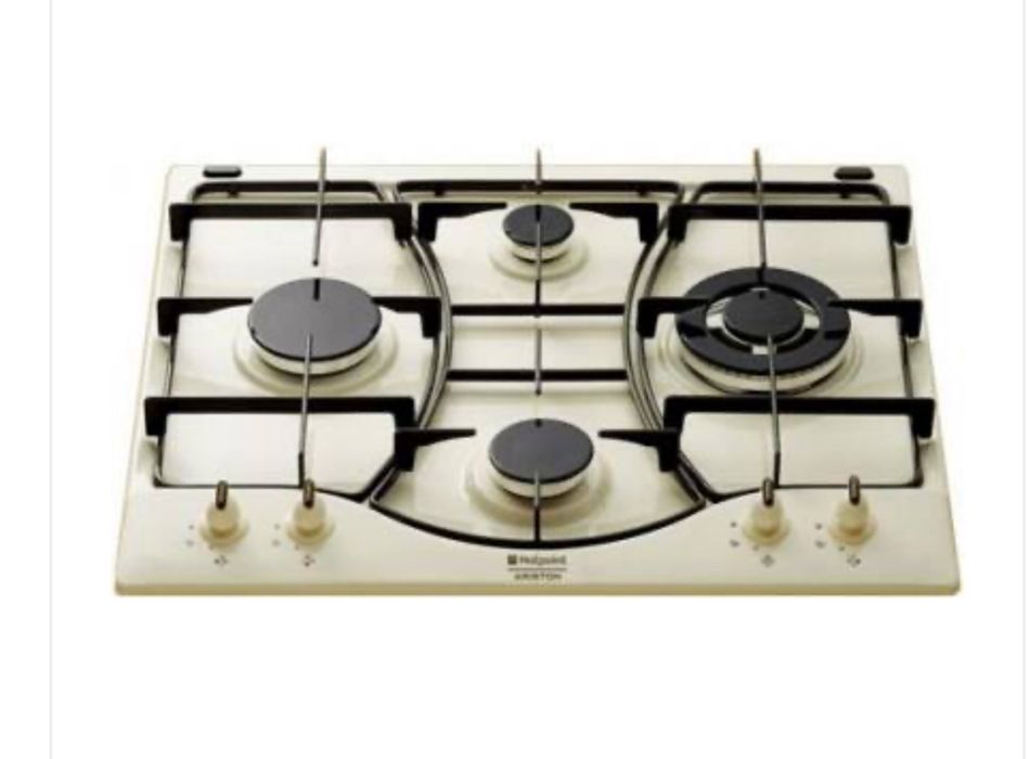 Варочная панель газовая Hotpoint-Ariston PH640 MST,цвет слоновая кость