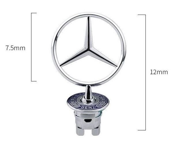 Емблема Mercedes приціл значок в капот Мерседес, штерн в капот