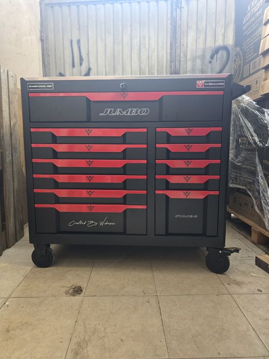 Carrinho de ferramentas de 11 gavetas completas novo
