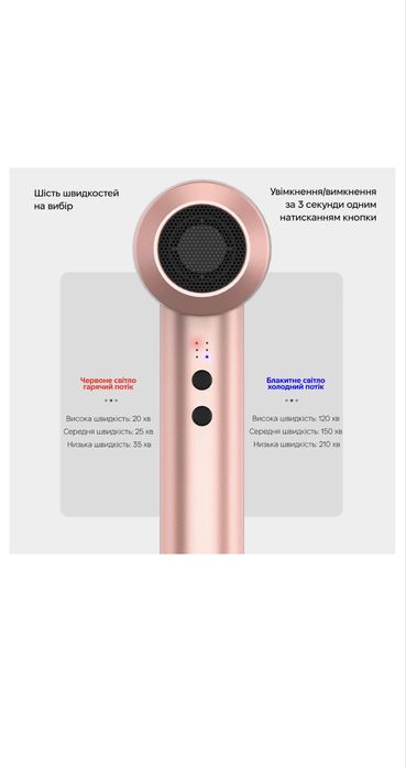 Бездротовий фен