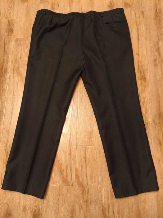 Czarny garnitur męski 3XL