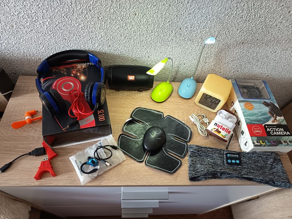 Б/у навушники екшн камера флешка колонка