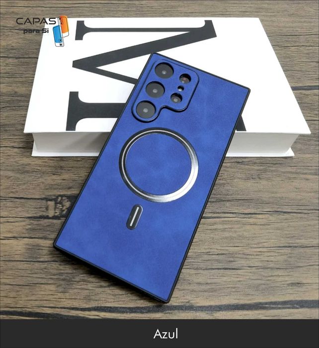 Capa couro Samsung S24 S23 S22 S21 S20 Ultra Plus - PORTES INCLUIDOS