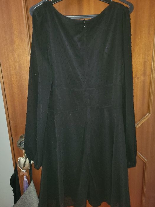 Vestido preto shein mulher/women