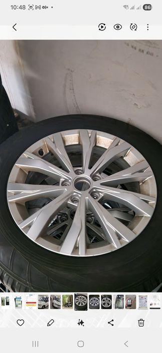 Koła zimowe VW Tiguan Skoda215/65R17 7mm