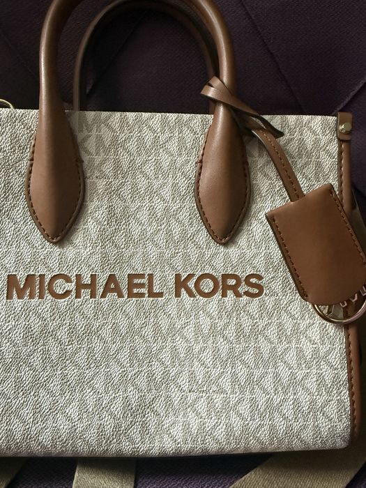 Torebka Michael Kors Mirella Small vanilia monogram mała