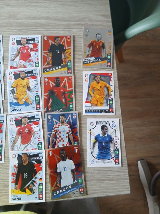 Todas as minhas repetidas da coleção europeu 2024 (lidl)