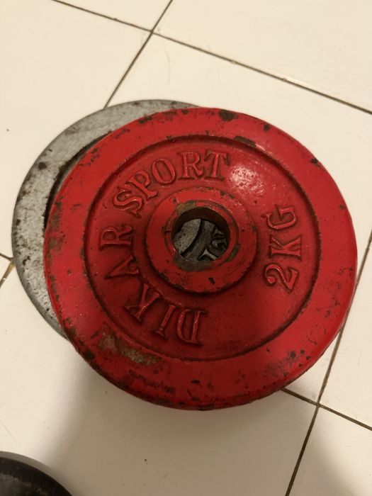 Kit musculação como novo