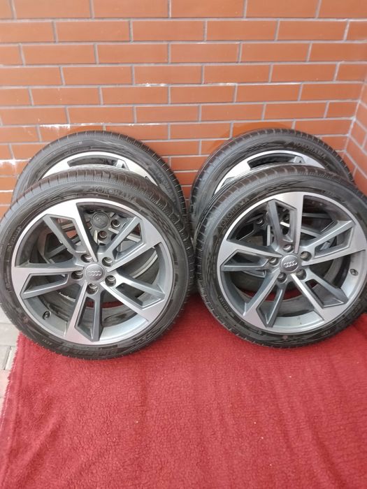 Alufelgi Audi Original, opony letnie Yokohama BlueEarth GT 245/40/r18