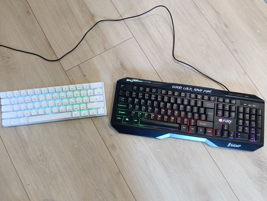 Klawiatura MadDogGK850W+Klawiatura Fury HELLFIRE 2 GRATIS!!