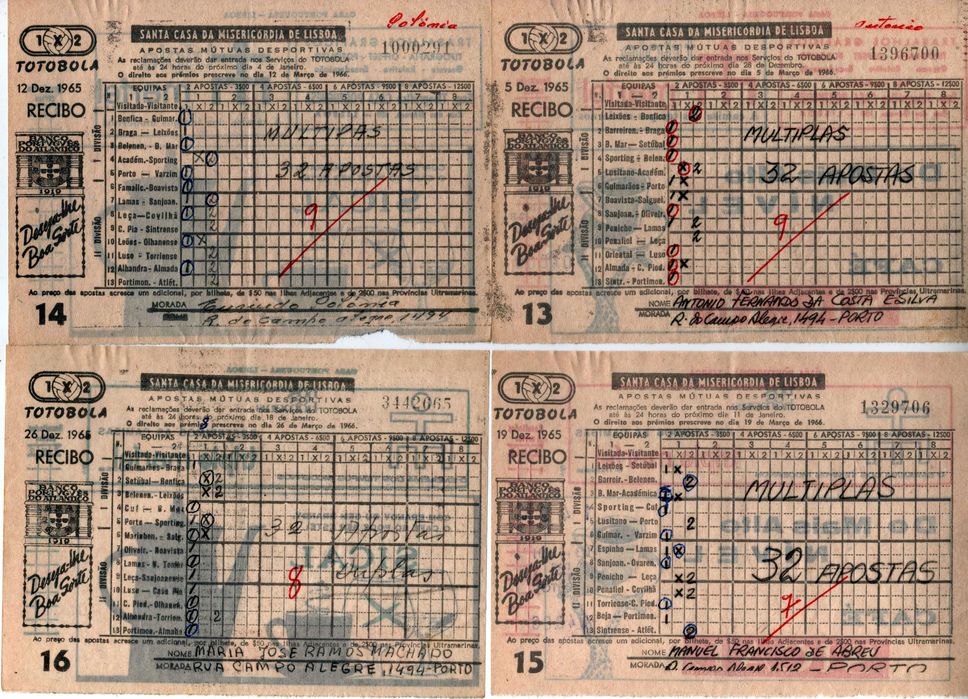 Totobola para colecionadores