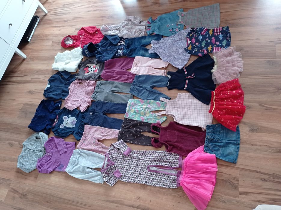 Ubranka niemowlęce dla dziewczynki 86