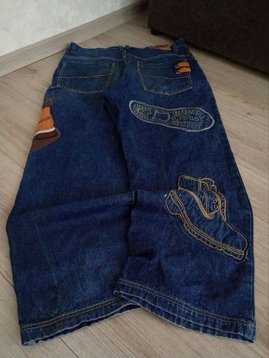 Raw Blue rap jeans 90s baggy hiphop sk8 y2k
