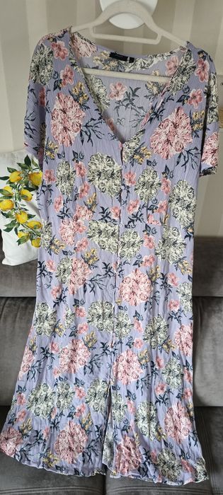 Długa, kobieca sukienka w kwiaty XL/XXL