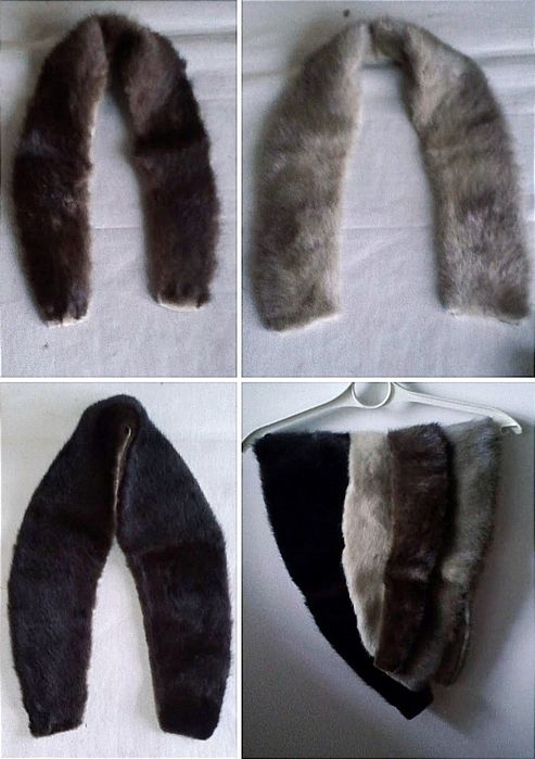 Головные уборы и воротники меховые.