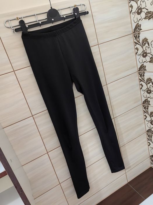 Czarne legginsy basic H&M XS