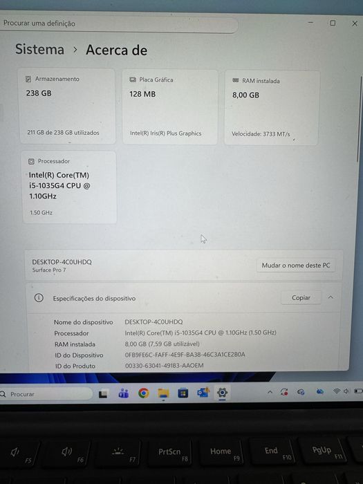 Microsoft surface pro 7