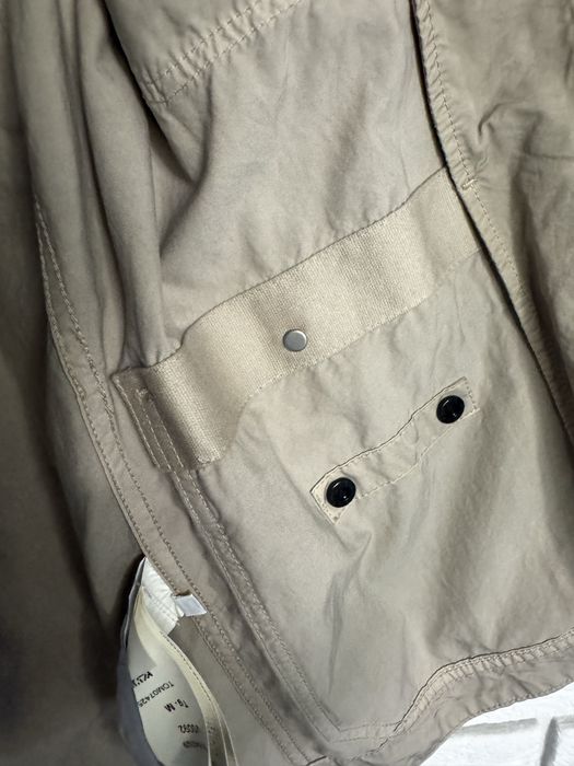 Stone island canvas hooded Jacket