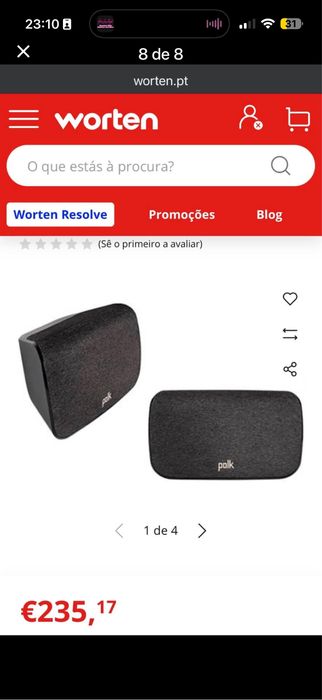 Polk SR1 wireless surrounds