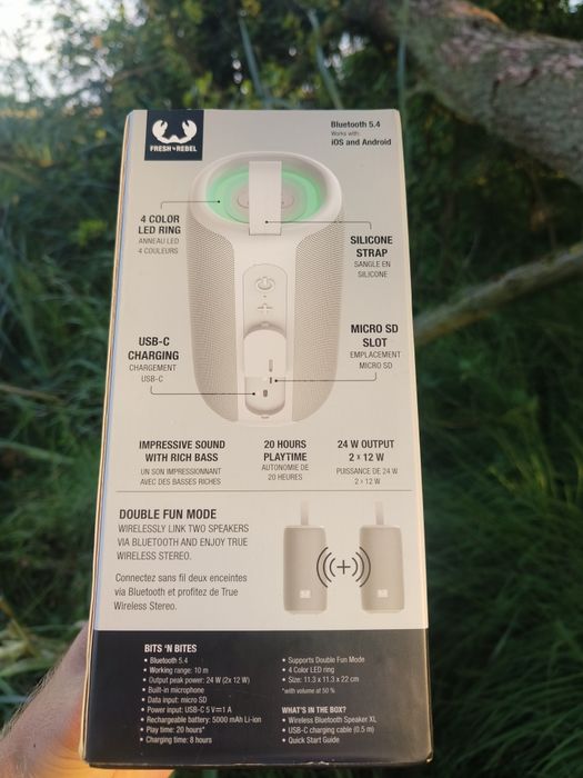 Портативна бездротова колонка Fresh n Rebel XL Bluetooth 5.4