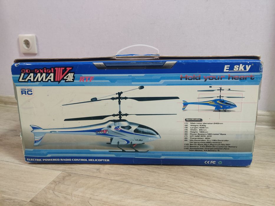 Вертолет E-sky Lama V4 - 4 channel trensmitter