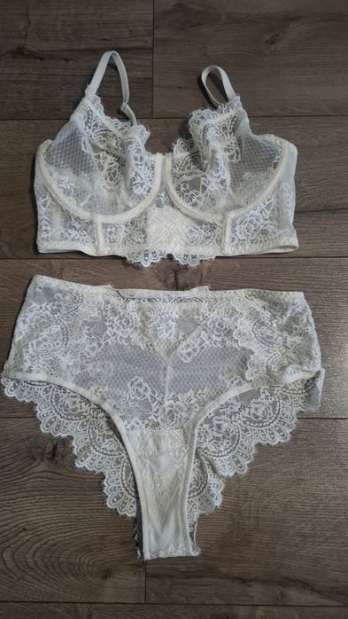 Komplet damski figi+ stanik xl