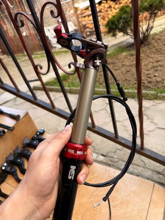 Підседіл, Дропер CUBE, SR Suntour NCX, KS, Підніжка, Амортизатор