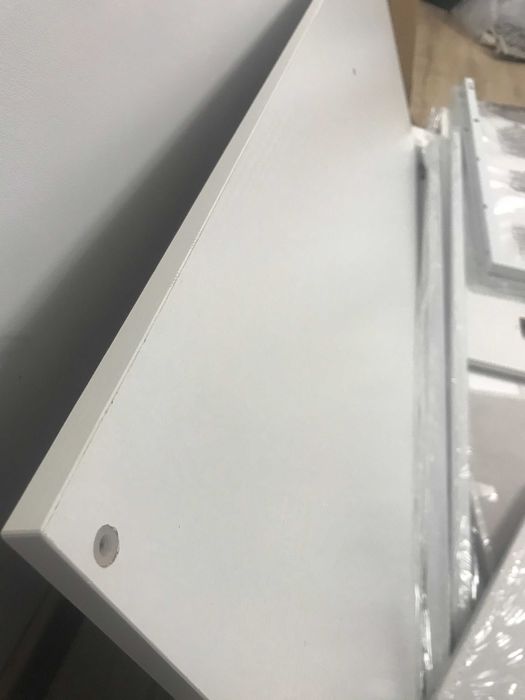 Г-подібний білий письмовий стіл APEX PO-HZAX240712004 з бічною шафою