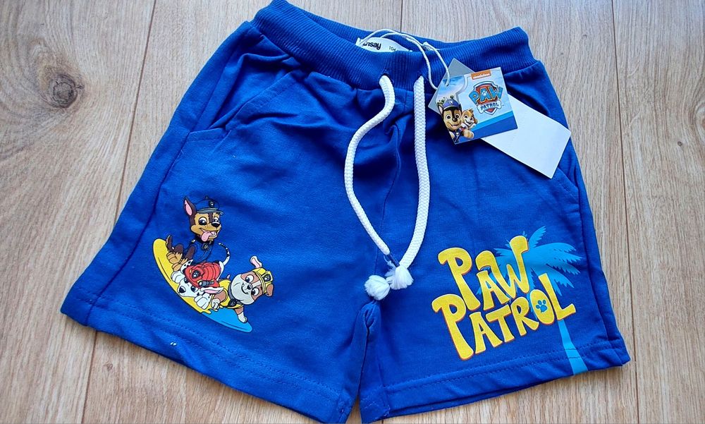 Spodenki Psi Patrol chłopięce nowe