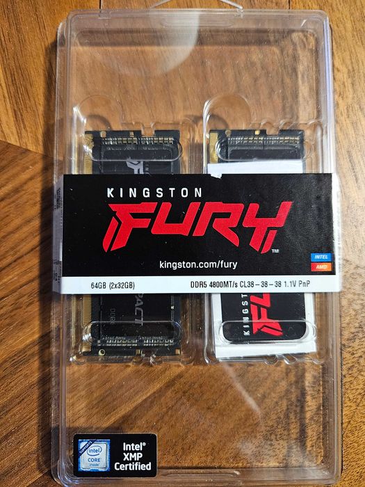 RAM Kingston Fury Impact 2x32GB SODIMM DDR5 4800Mhz CL38