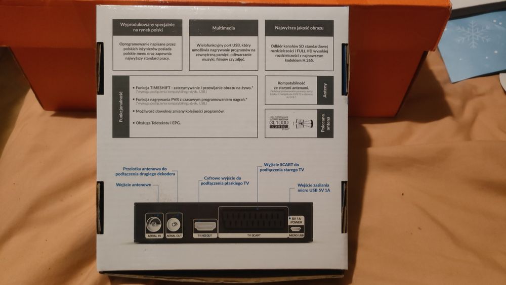 Sprzedam nowy dekoder DVB-T