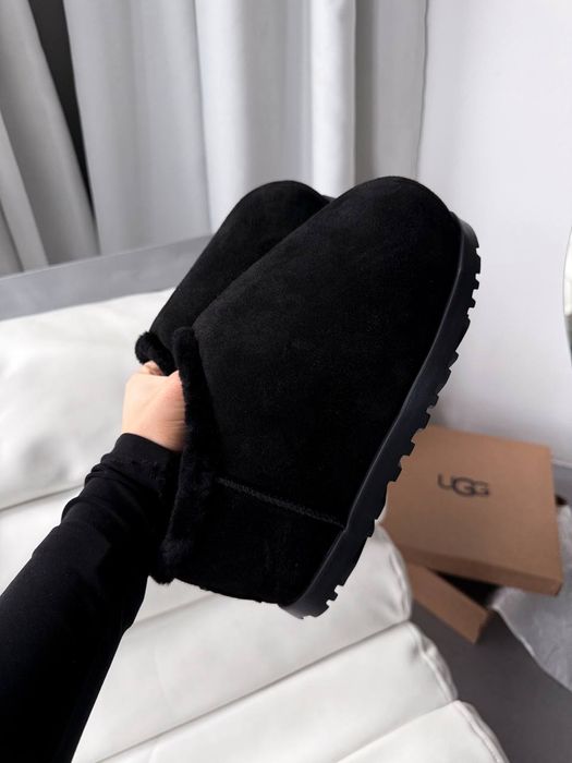 р36-41 Жіночі уггі Ugg Pumped Slide Beige Chestnut Black