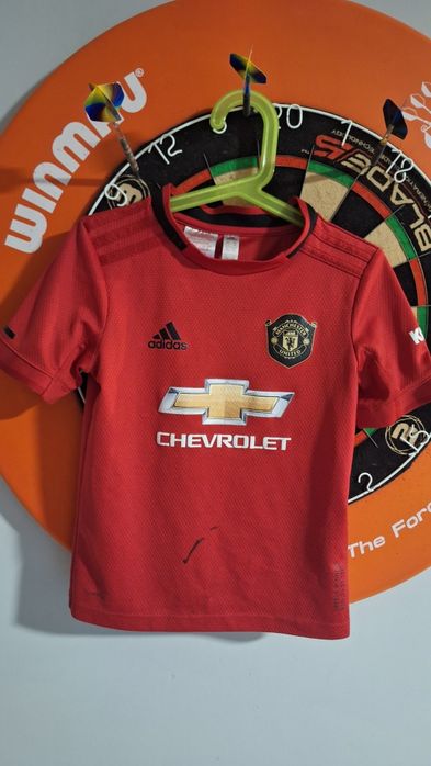 koszulka piłkarska dziecięca Manchester United MU, 116 cm, adidas j