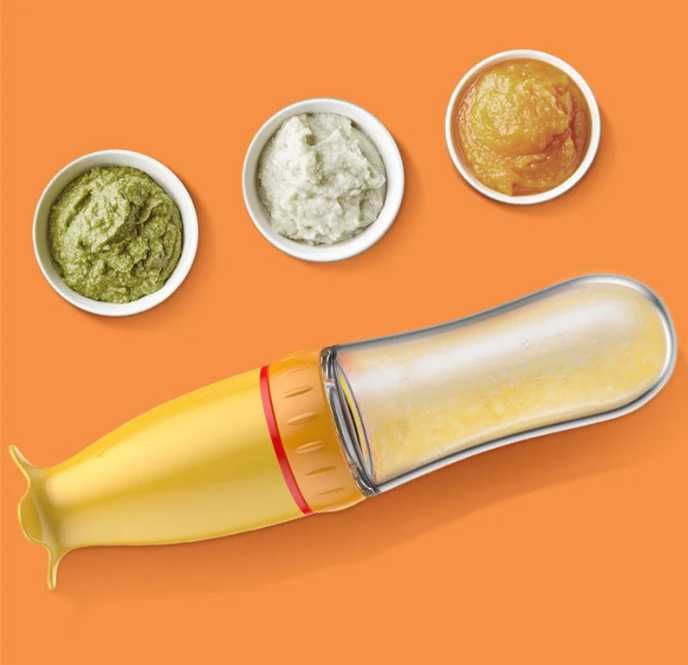 Biberão 2em1 de silicone com Colher Dosadora NOVO ENVIO GRÁTIS