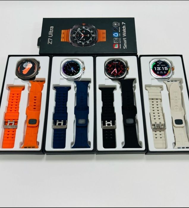 Smartwatch Z 7 ultra.       preto/  laranja /azul/bege