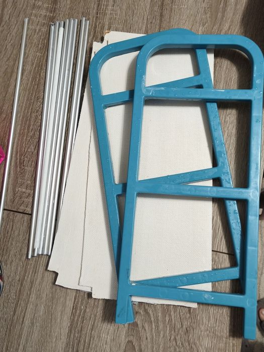 Підставка полиця для взуття в передпокій 3-х ярусна пластик + метал