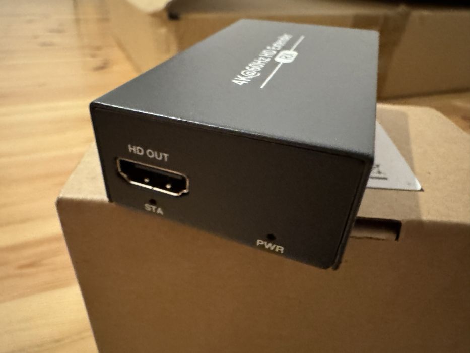 HDMI Extender Przedłużacz 4K 60Hz RJ 45 na 50 metrów